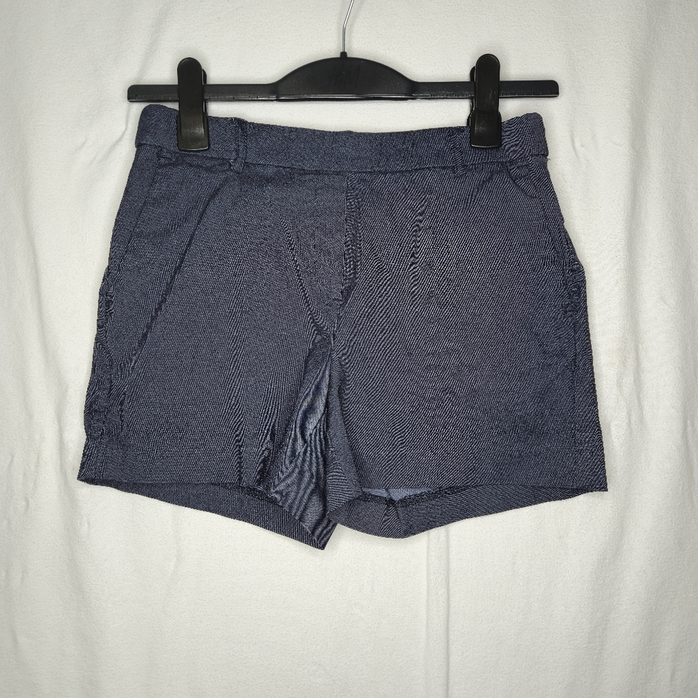 Jules & Leopold Ladies Blue Shorts With Side Pockets Size Medium